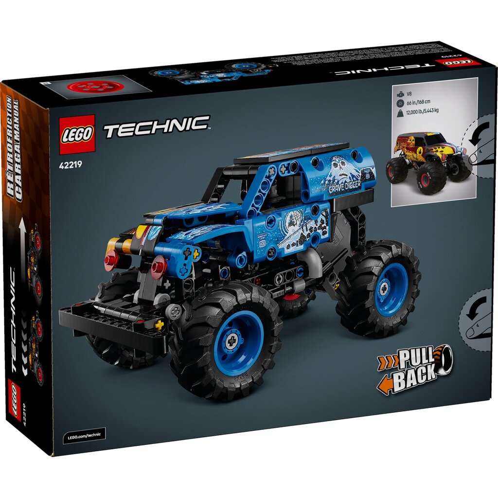 LEGO MONSTER JAM GRAVE DIGGER FIRE AND ICE