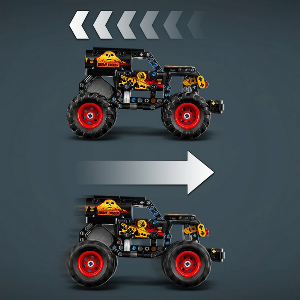 LEGO MONSTER JAM GRAVE DIGGER FIRE AND ICE