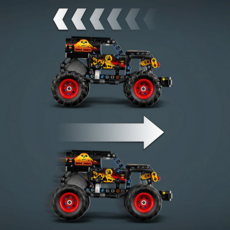 LEGO MONSTER JAM GRAVE DIGGER FIRE AND ICE