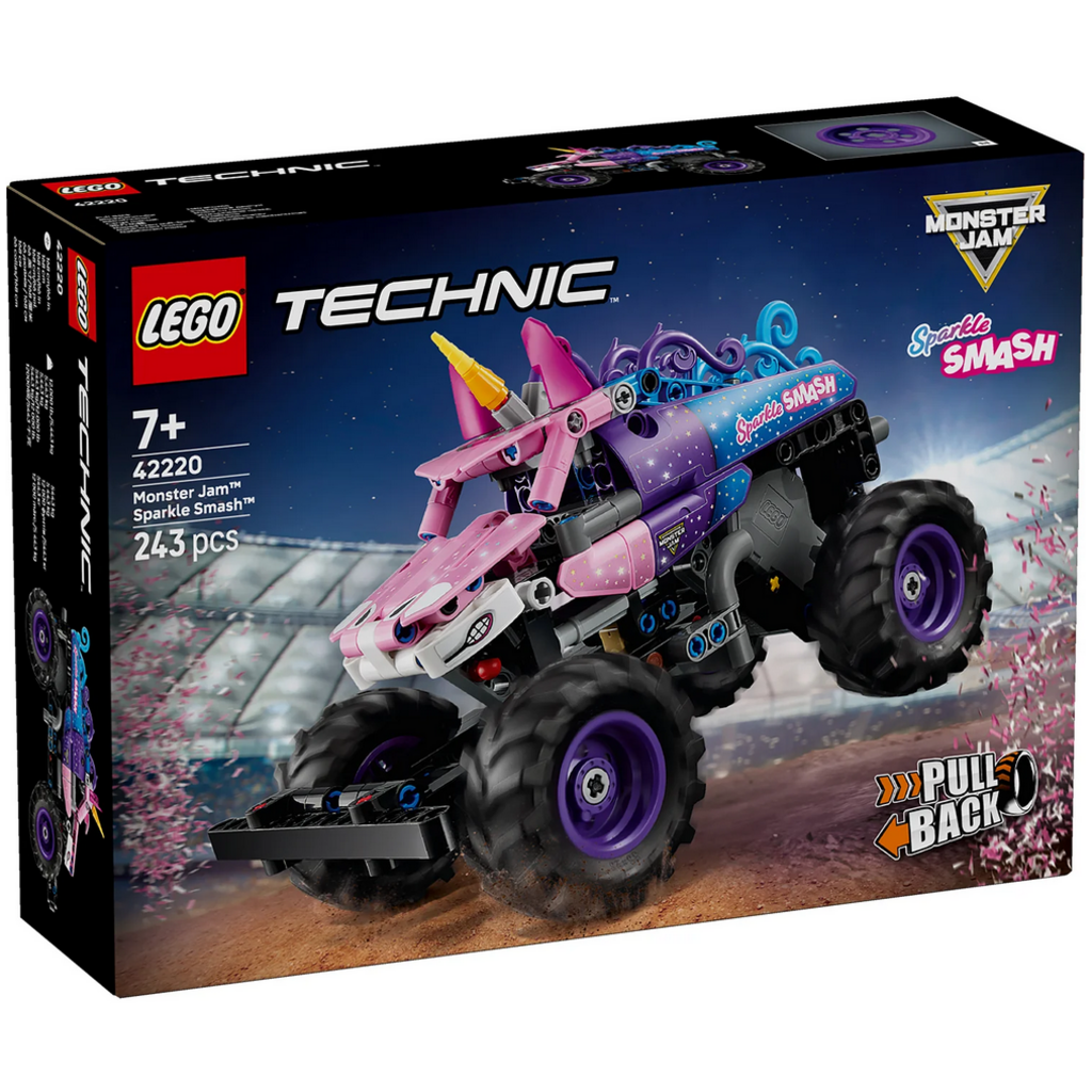LEGO MONSTER JAM SPARKLE SMASH PULL-BACK