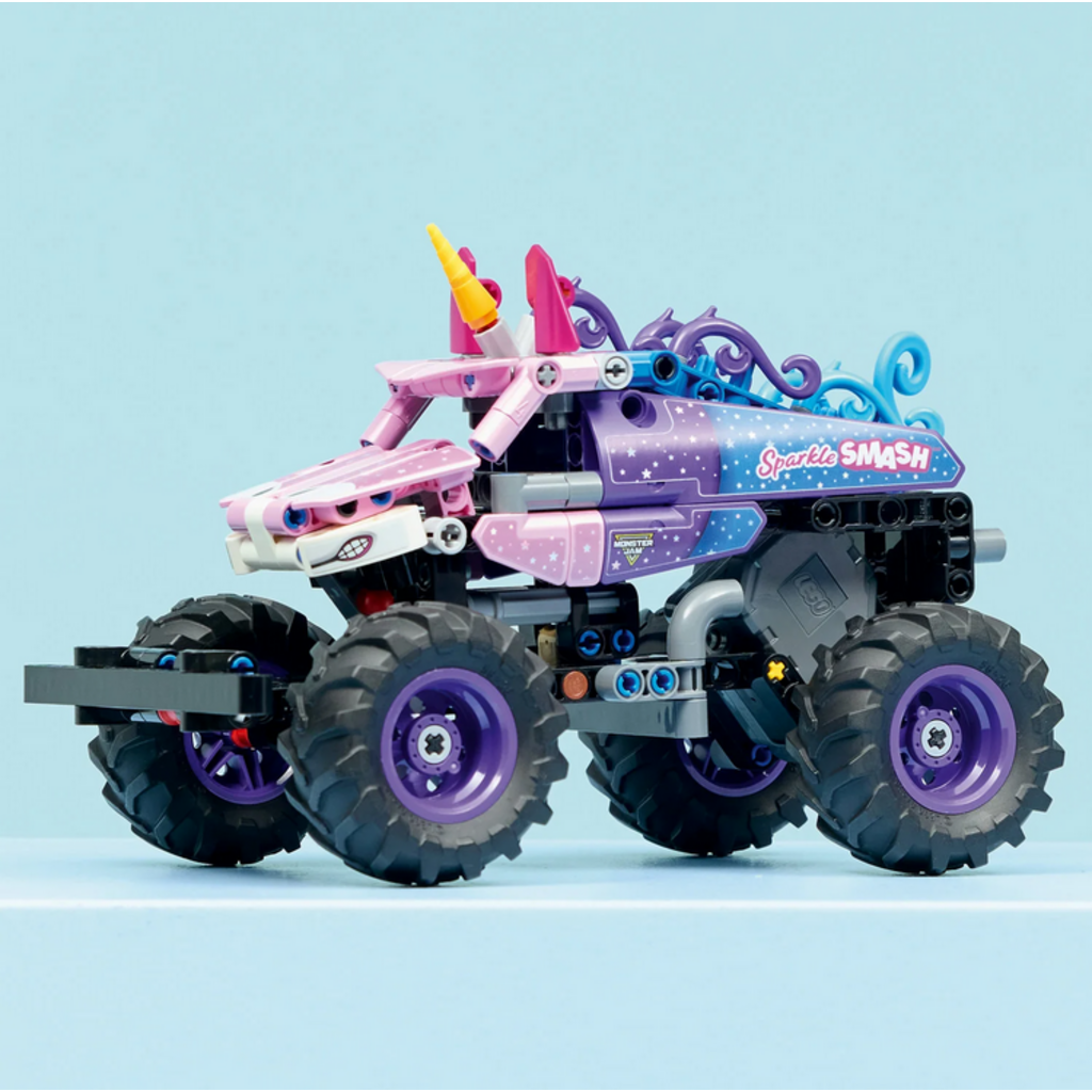 LEGO MONSTER JAM SPARKLE SMASH PULL-BACK