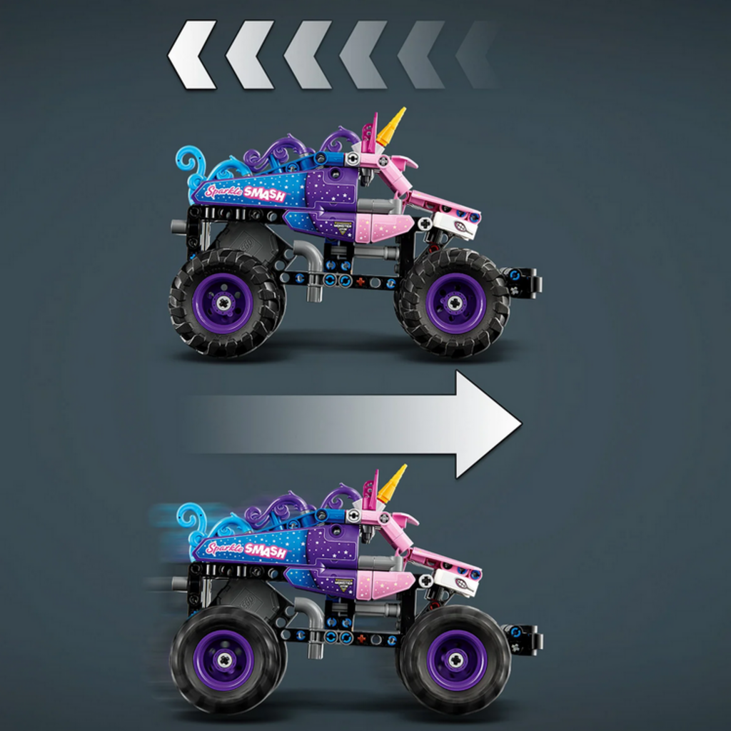 LEGO MONSTER JAM SPARKLE SMASH PULL-BACK