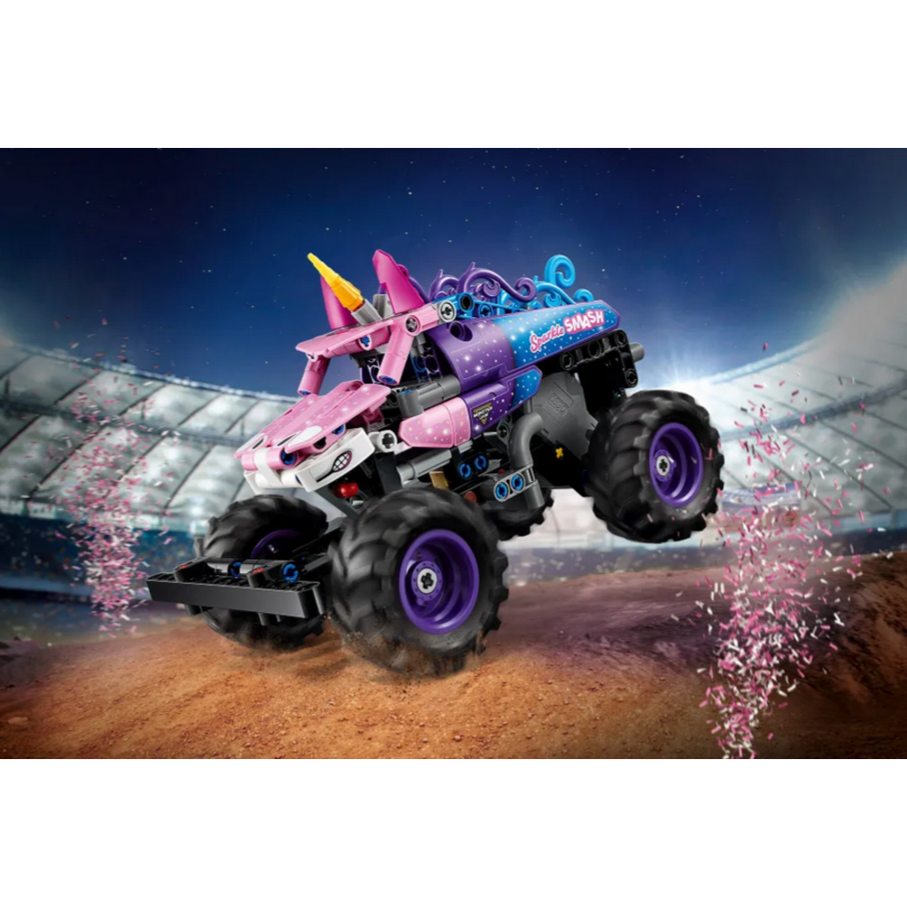 LEGO MONSTER JAM SPARKLE SMASH PULL-BACK