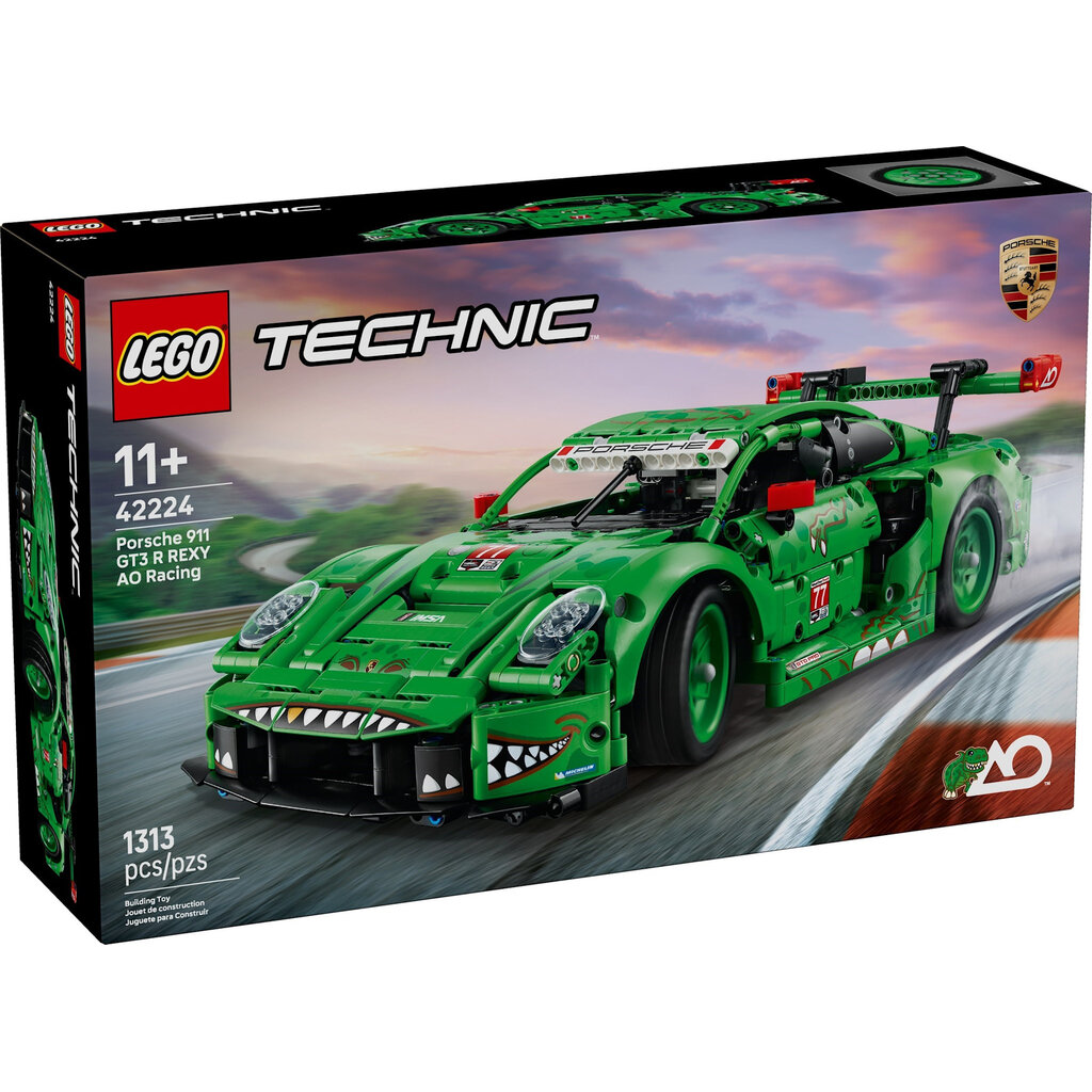 LEGO PORSCHE 911 GT3 R REXY AO RACING CAR