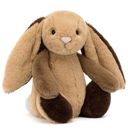 JELLY CAT BASHFUL PATCHWORK BUNNY BROWN