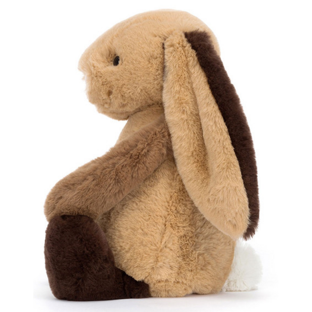 JELLY CAT BASHFUL PATCHWORK BUNNY BROWN