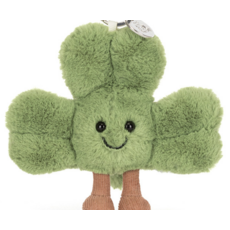 JELLY CAT AMUSEABLES SIOFRA SHAMROCK BAG CHARM