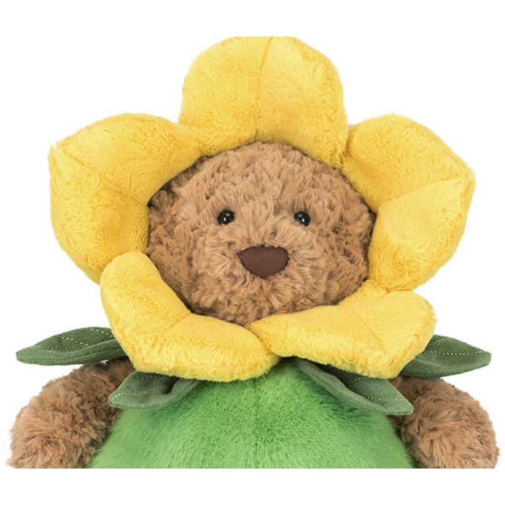 JELLY CAT BARTHOLOMEW BEAR DAFFODIL OUTFIT