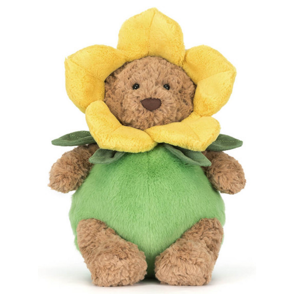 JELLY CAT BARTHOLOMEW BEAR DAFFODIL OUTFIT