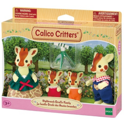 CALICO CRITTERS HIGHBRANCH GIRAFFE FAMILY CALICO CRITTERS