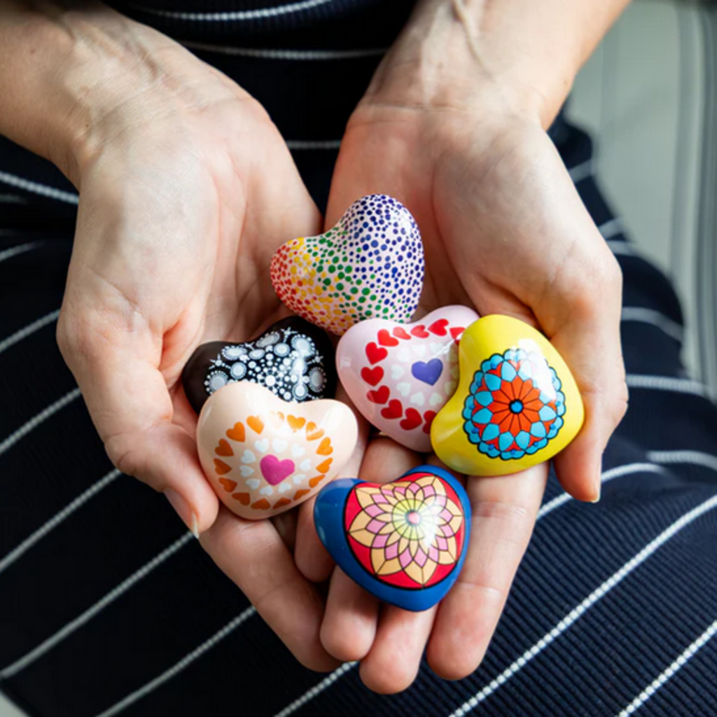 GEO CENTRAL MANDALA CHIME HEART