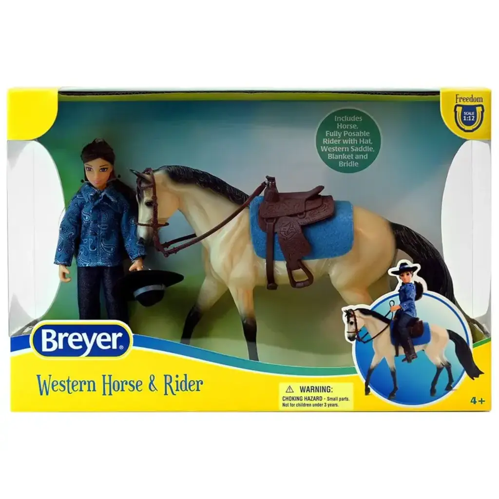 BREYER HORSE & RIDER SET