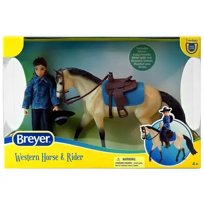 BREYER HORSE & RIDER SET