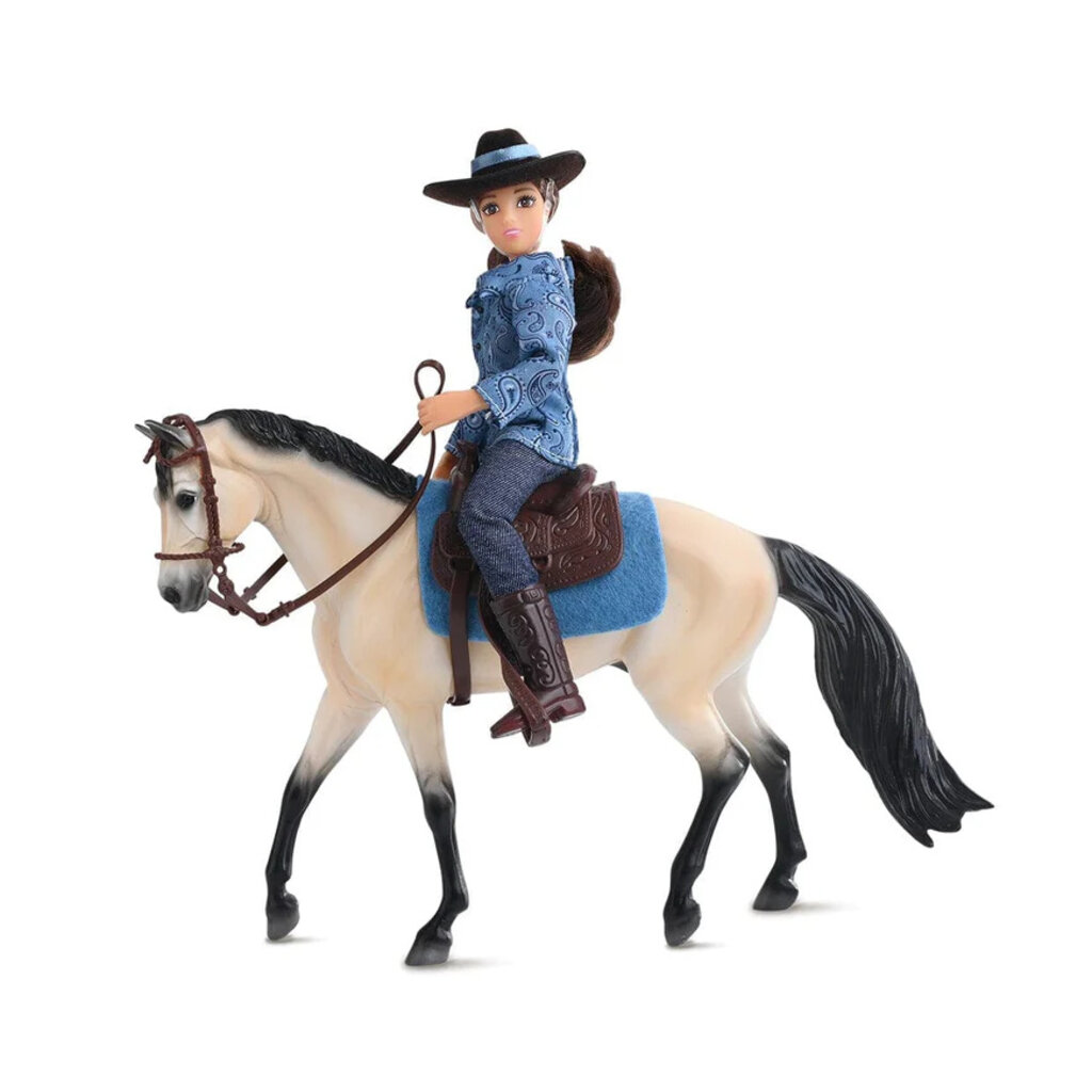 BREYER HORSE & RIDER SET