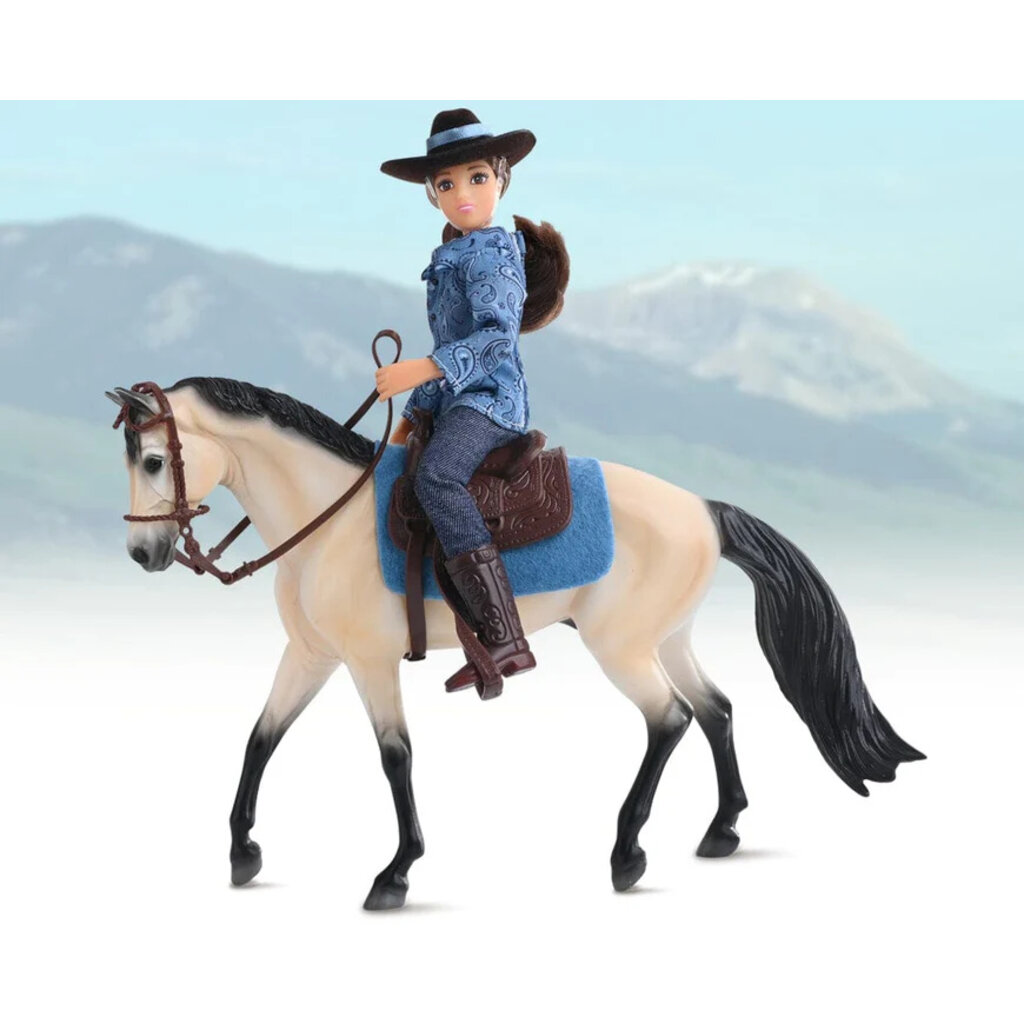 BREYER HORSE & RIDER SET