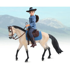 BREYER HORSE & RIDER SET