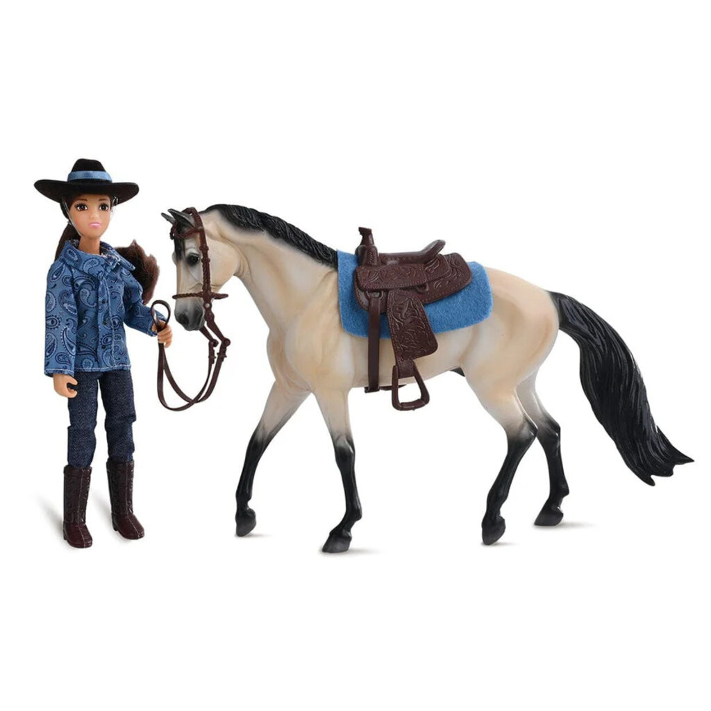 BREYER HORSE & RIDER SET