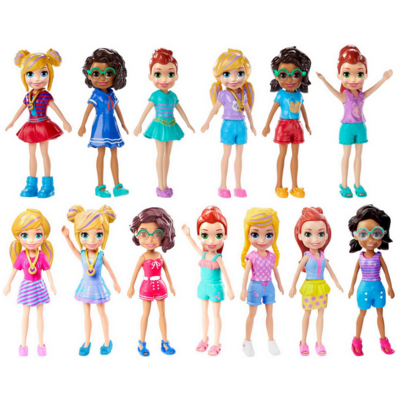 POLLY POCKET POLLY POCKET TRENDY OUTFIT 4" DOLL