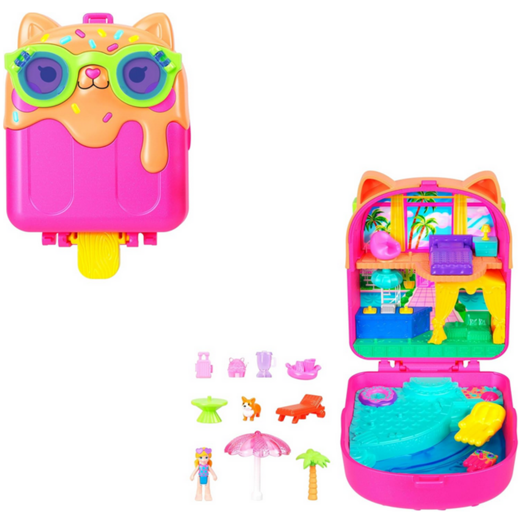 POLLY POCKET POLLY POCKET KITTY POPSICLE RESORT COMPACT