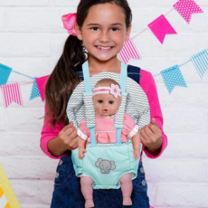 ADORA ZIG ZAG BABY DOLL CARRIER SNUGGLER