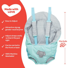 ADORA ZIG ZAG BABY DOLL CARRIER SNUGGLER