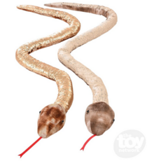 RHODE ISLAND NOVELTY PLUSH SEQUIN SNAKE 67" NEUTRAL