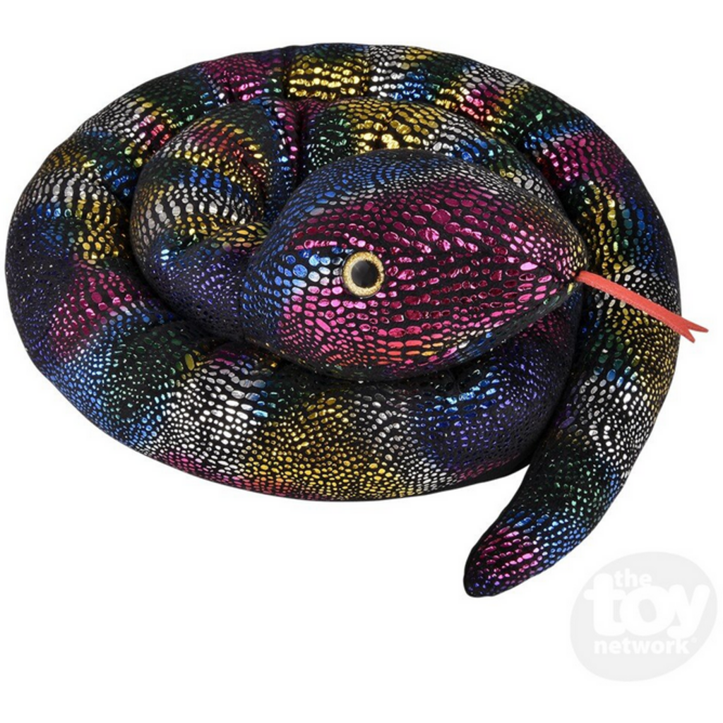RHODE ISLAND NOVELTY PLUSH SNAKE 67" PRISM