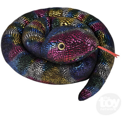 RHODE ISLAND NOVELTY PLUSH SNAKE 67" PRISM