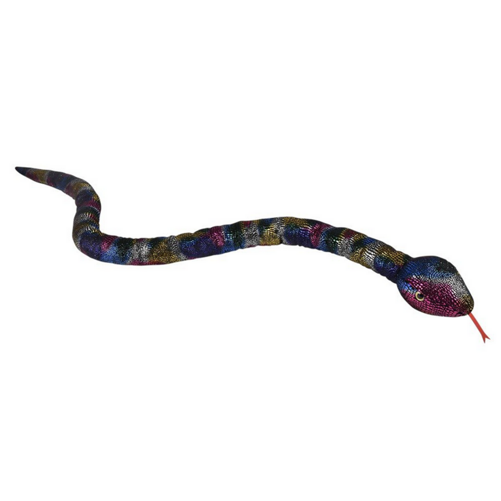 RHODE ISLAND NOVELTY PLUSH SNAKE 67" PRISM