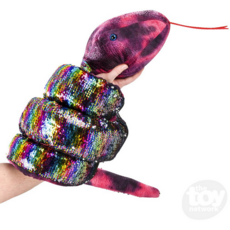PLUSH SEQUIN SNAKE 102" MULTI-COLORED