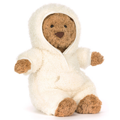 JELLY CAT BARTHOLOMEW BEAR ALL-IN-ONE-OUTFIT