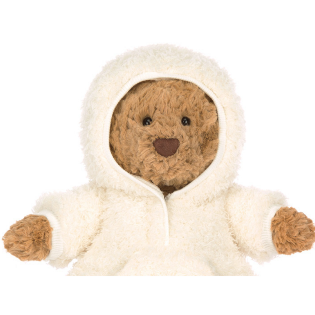 JELLY CAT BARTHOLOMEW BEAR ALL-IN-ONE-OUTFIT