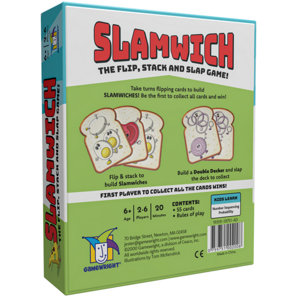 CEACO/ BRAINWRIGHT/ GAMEWRIGHT SLAMWICH GAME
