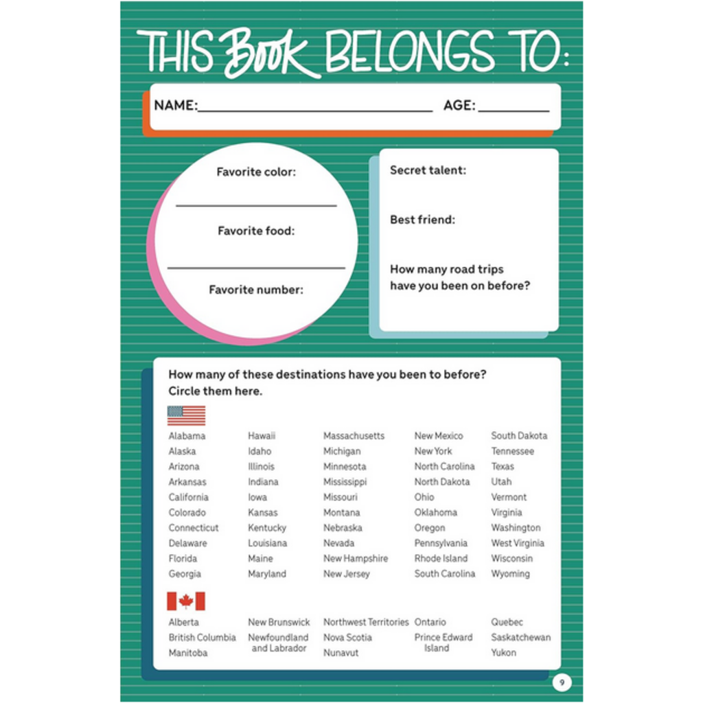 HAPPY FOX BOOKS ROAD TRIP ACTIVITIES AND TRAVEL JOURNAL FOR KIDS