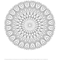 FLOWER MANDALAS COLORING BOOK