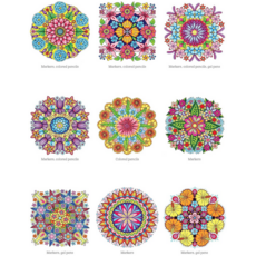 FLOWER MANDALAS COLORING BOOK
