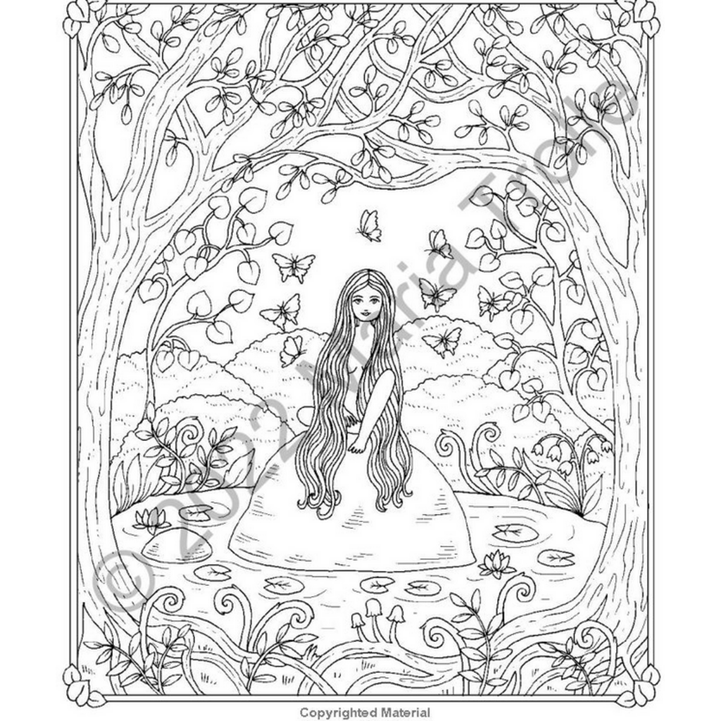 GIBBS SMITH MOON VALLEY COLORING BOOK HB TROLLE