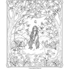 GIBBS SMITH MOON VALLEY COLORING BOOK HB TROLLE