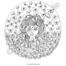 GIBBS SMITH MOON VALLEY COLORING BOOK HB TROLLE