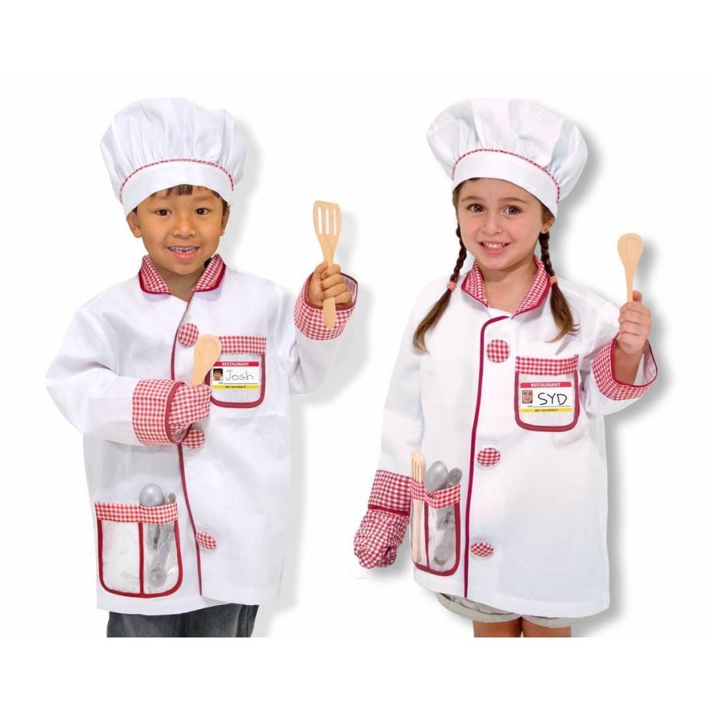 Melissa & Doug Costume Chef Role Play Set