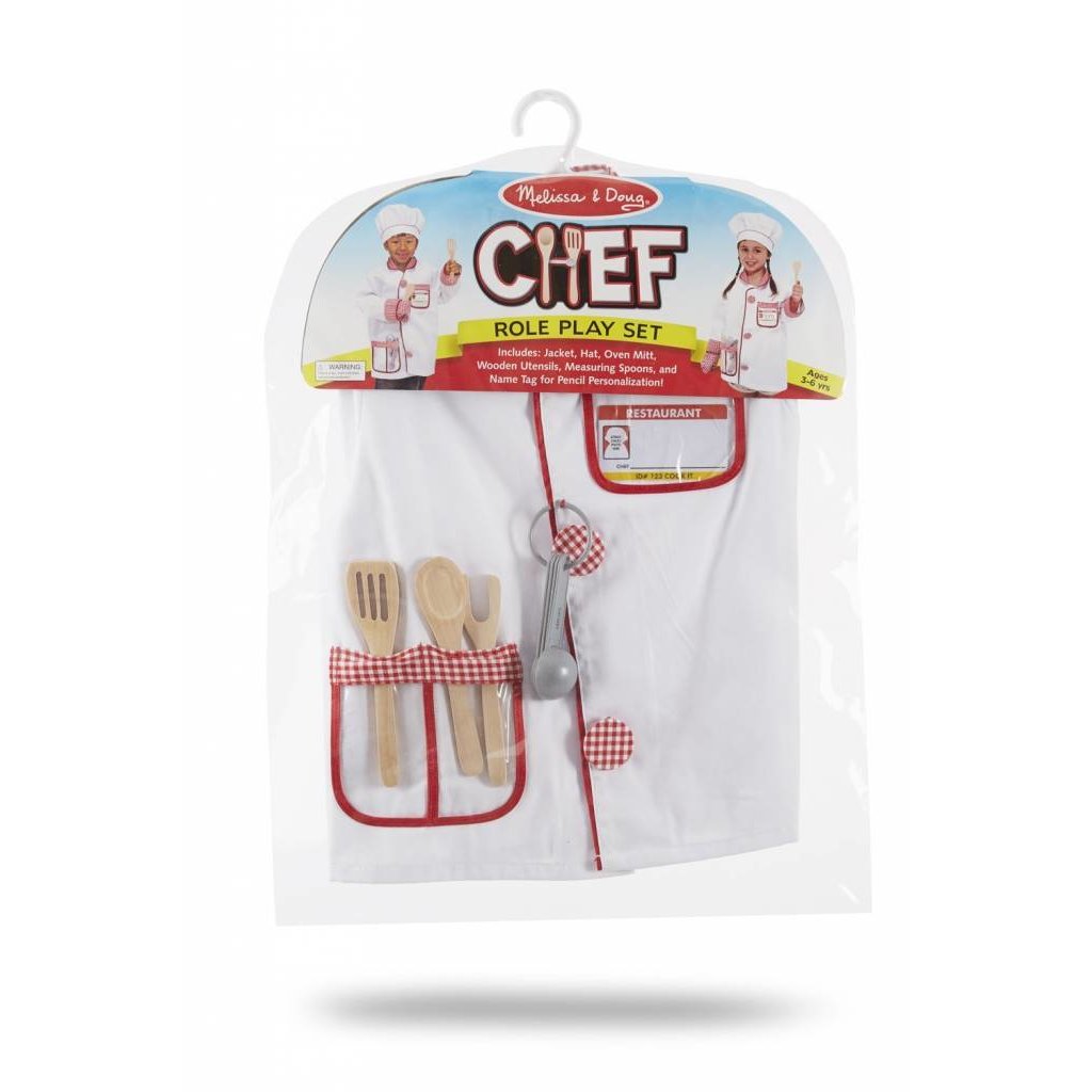 MELISSA AND DOUG CHEF ROLE PLAY SET