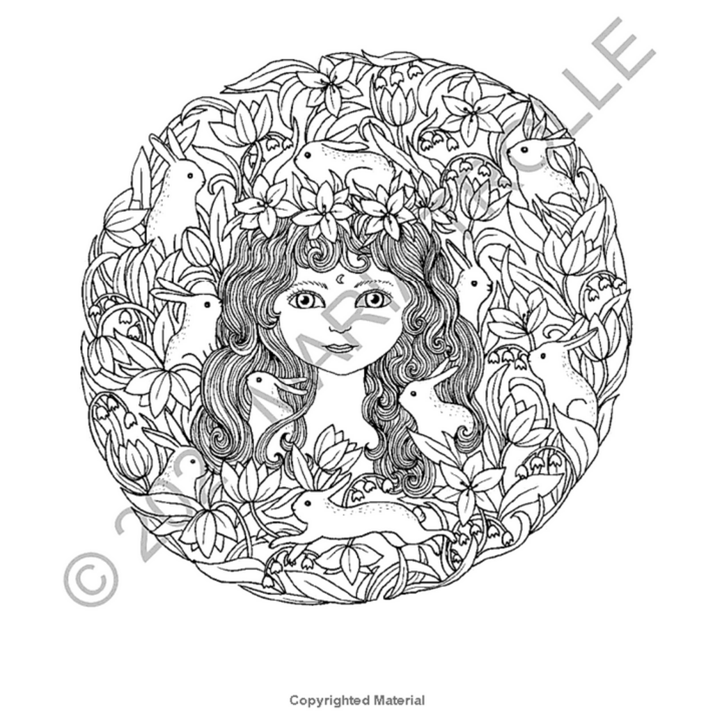 GIBBS SMITH LUNA COLORING BOOK HB TROLLE