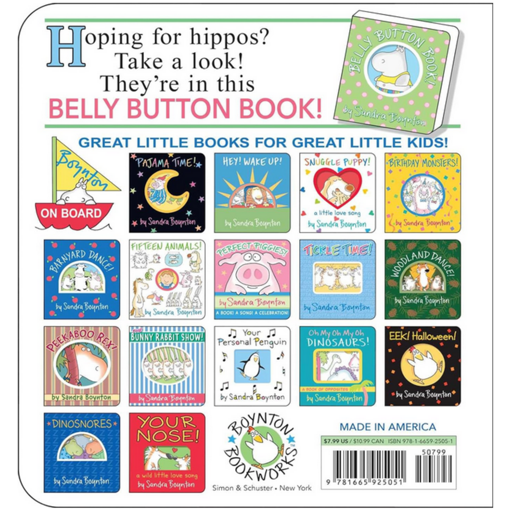 BELLY BUTTON BOOK! BB BOYNTON