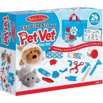 MELISSA AND DOUG EXAMINE & TREAT PET VET PLAY SET