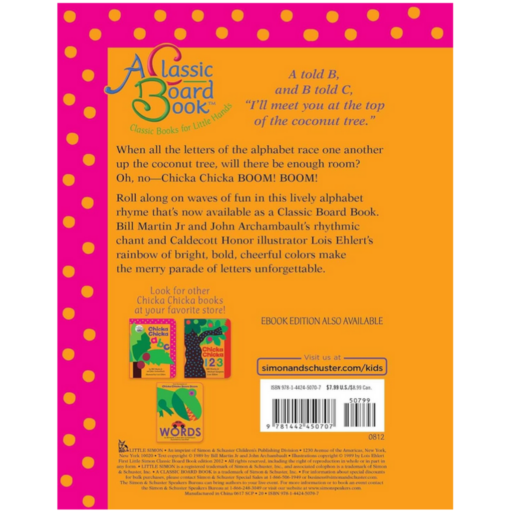 SIMON AND SCHUSTER CHICKA CHICKA BOOM BOOM