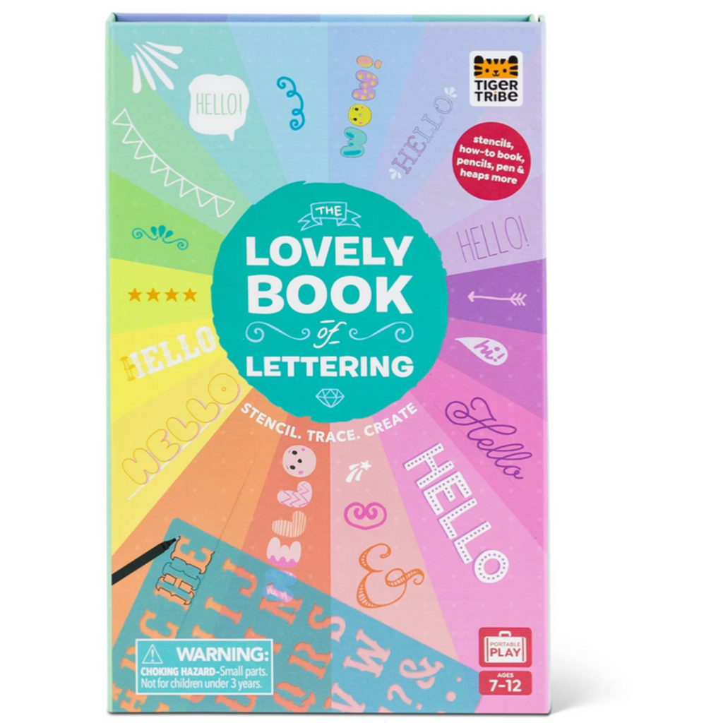 TIGER TRIBE THE LOVELY BOOK OF LETTERING KIT