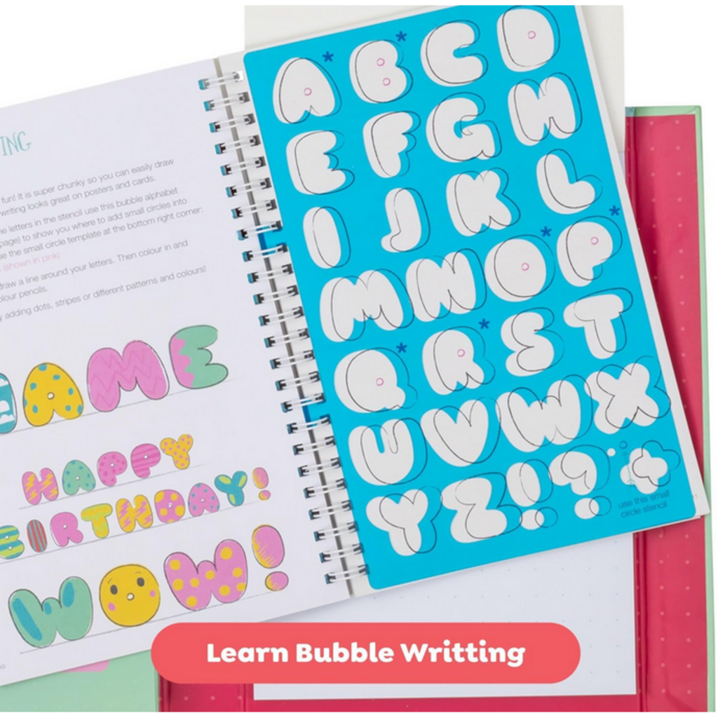 TIGER TRIBE THE LOVELY BOOK OF LETTERING KIT