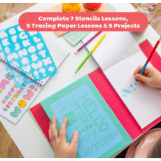 TIGER TRIBE THE LOVELY BOOK OF LETTERING KIT