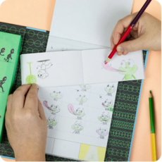 TIGER TRIBE FLIPBOOK KIT ANIMATION ACTION