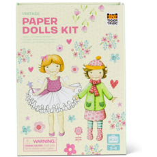 TIGER TRIBE VINTAGE PAPER DOLLS KIT